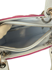 Dior Lady Dior Medium Tricolor Lambskin Cannage Handbag