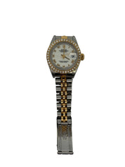 Rolex Lady-Datejust 26mm Two-Tone Stainless Steel & 18K Gold, Mother of Pearl Diamond Dial, Ref. 69173