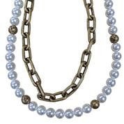 Louis Vuitton Chain Belt Pearls Bag Charm