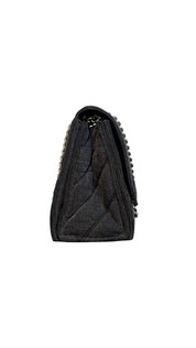 Balenciaga Quilted Denim Handbag