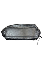 Balenciaga Le City East-West Black Leather Shoulder Bag