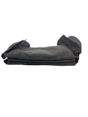 Prada Tessuto Ruffle Shoulder Bag Black Nylon