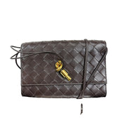 Bottega Veneta Andiamo Intrecciato Leather Pouch -Crossbody/Shoulder Strap