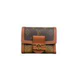 Louis Vuitton Dauphine Compact Trifold Wallet Monogram Reverse Canvas