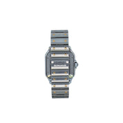 Cartier Santos de Cartier 40mm SS/18KYG 2023 White Dial W2SA0009