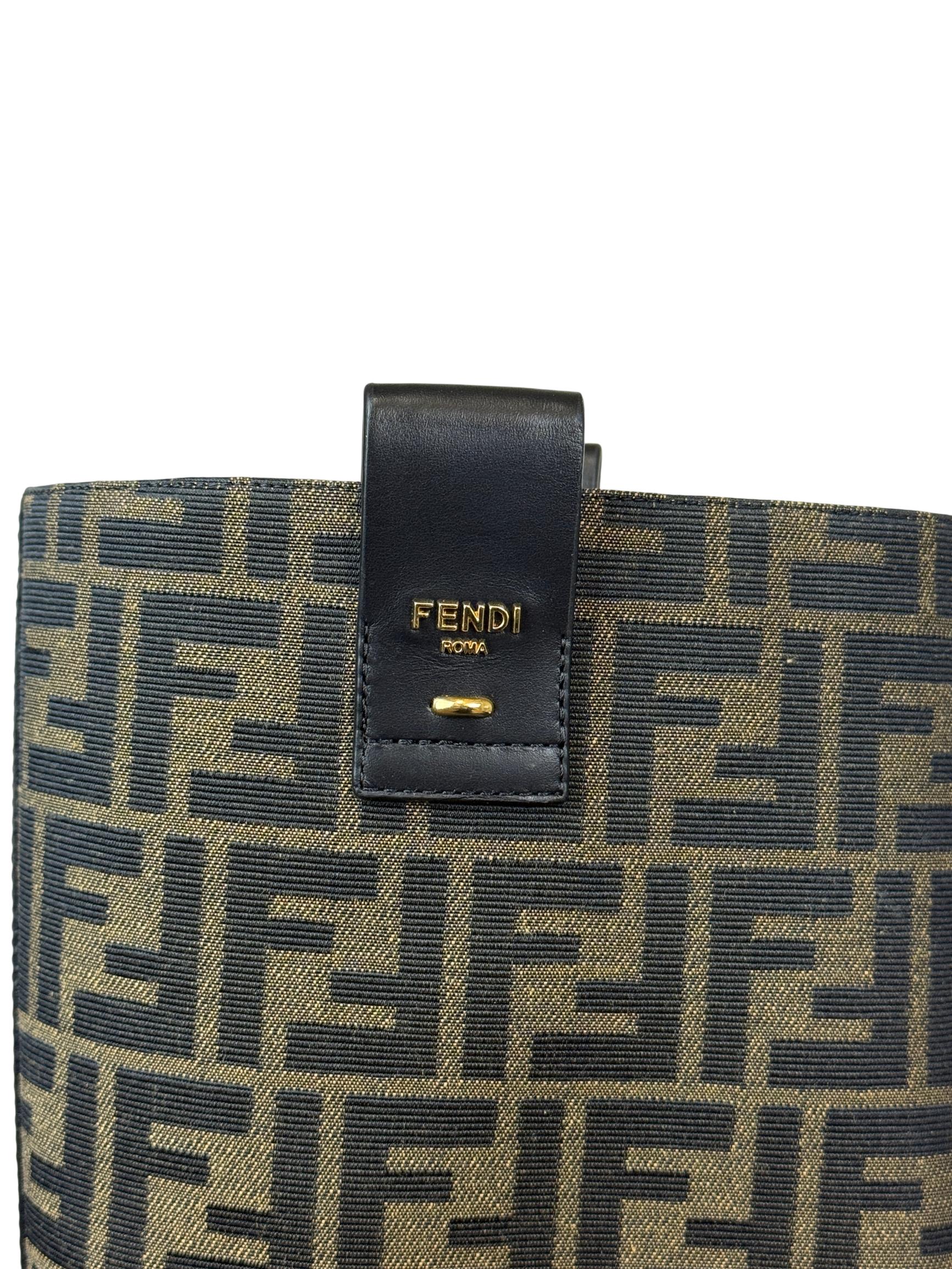 Fendi Filo Monogram Jacquard Knee-High Boots