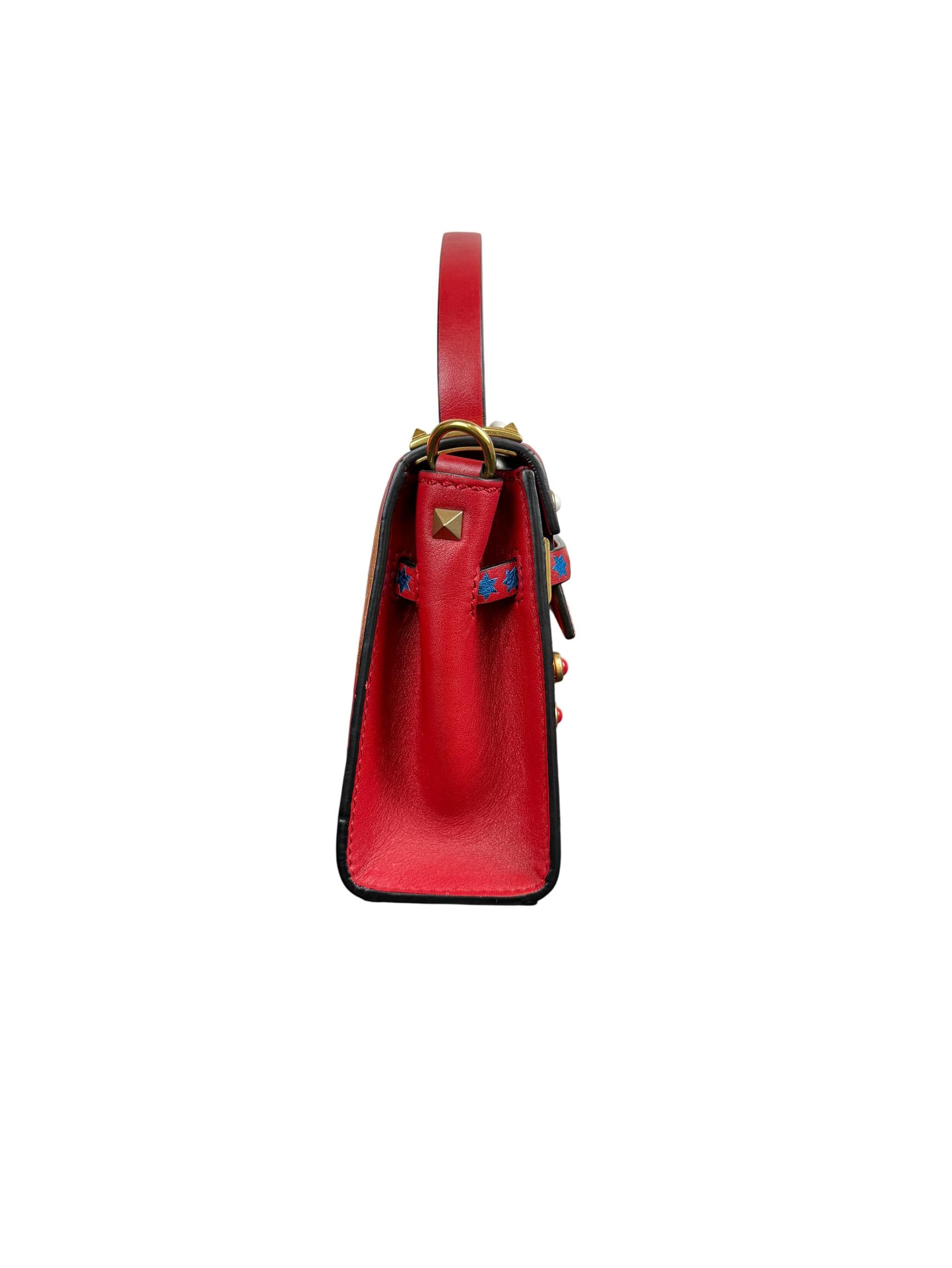 Valentino Garavani Rockstud Volcano Mini Handbag