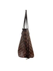 Louis Vuitton Neverfull MM Damier Ebene Canvas Tote Bag