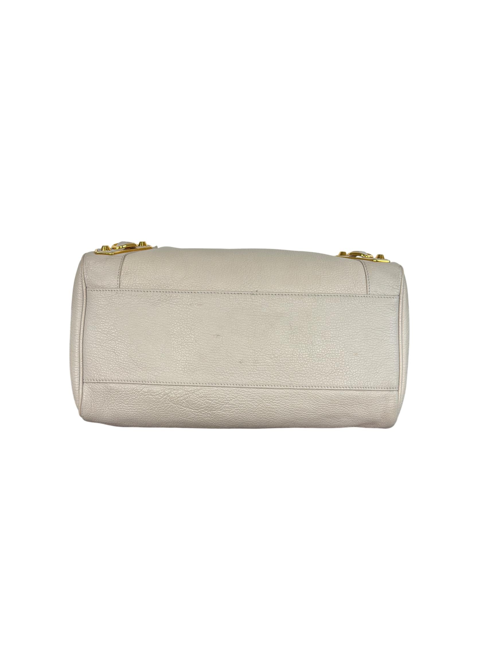 Balenciaga Edge Town Chevre Metallic