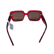 Versace Medusa Insignia VE4384B Red Square Sunglasses