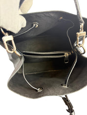 Louis Vuitton Epi NeoNoe MM Black Leather Handbag