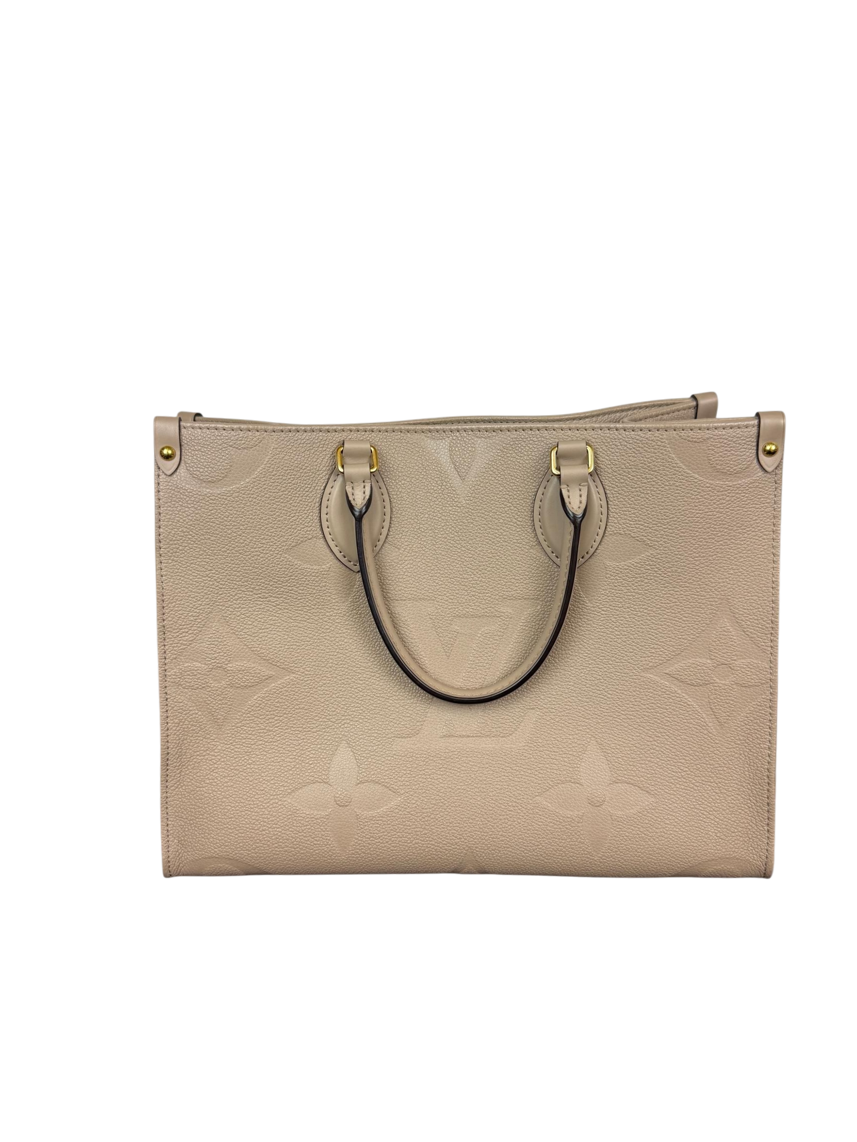 Louis Vuitton OnTheGo MM Monogram Empreinte Leather Tote Bag