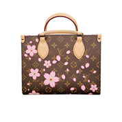 Louis Vuitton x Takashi Murakami OnTheGo PM Cherry Blossom Monogram Handbag