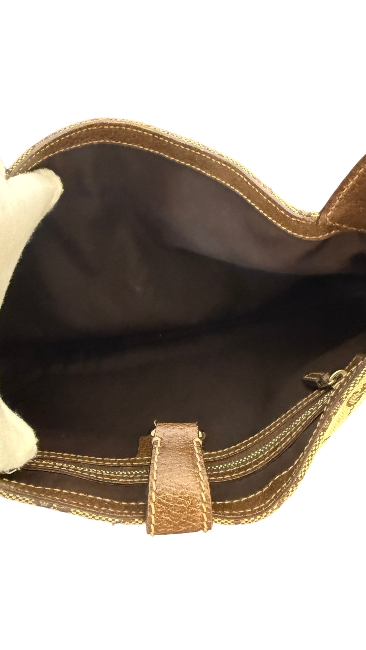 Gucci Jackie GG Brown Shoulder Bag