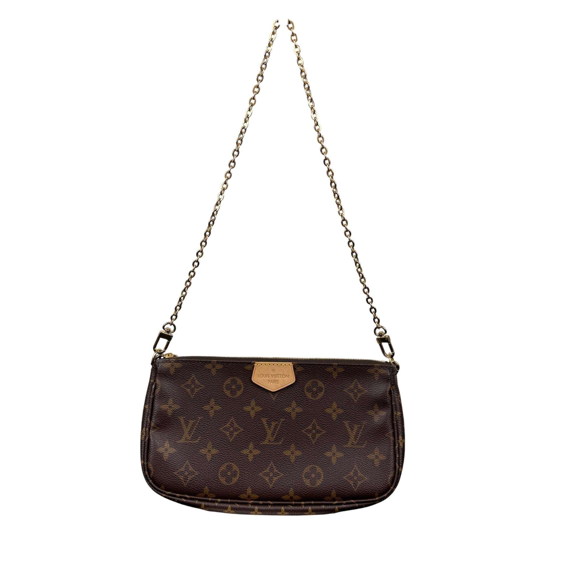 Louis Vuitton Multi Pochette Accessoires Monogram Canvas Crossbody Bag