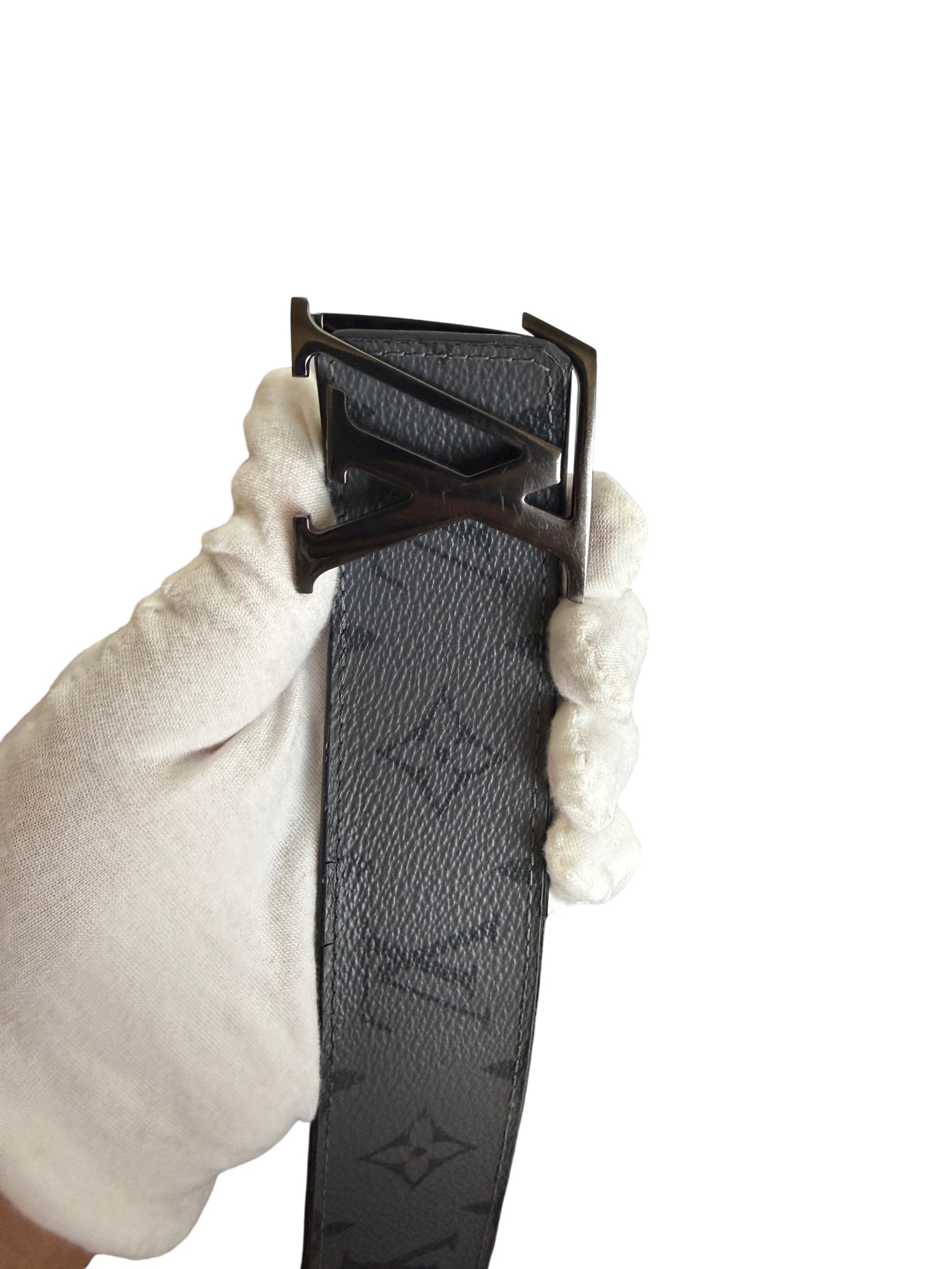 Louis Vuitton Monogram Reversible Eclipse Black Leather Belt