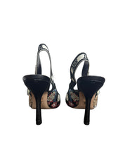 Christian Dior J'Adior Embroidered Floral Slingback Pumps