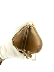 Louis Vuitton Monogram Mini Pochette Accessoires Chain Pouch