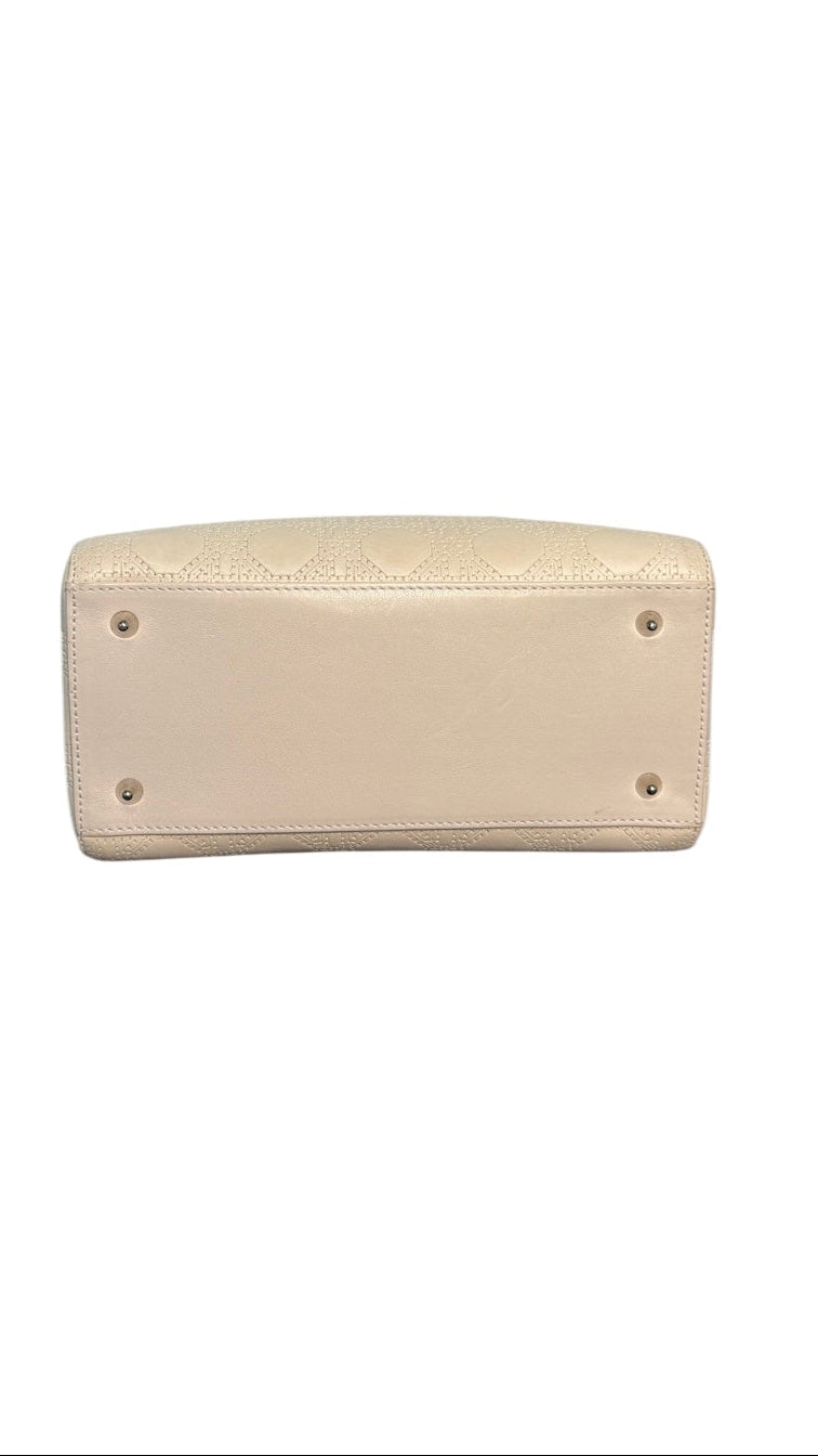Dior Lady Dior Medium Leather Handbag