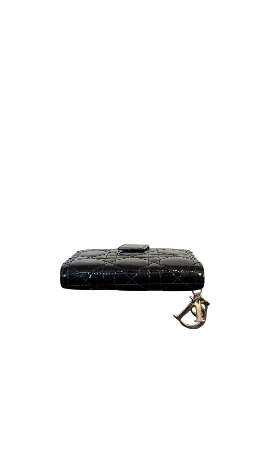 Dior Lady Dior Patent Leather Wallet