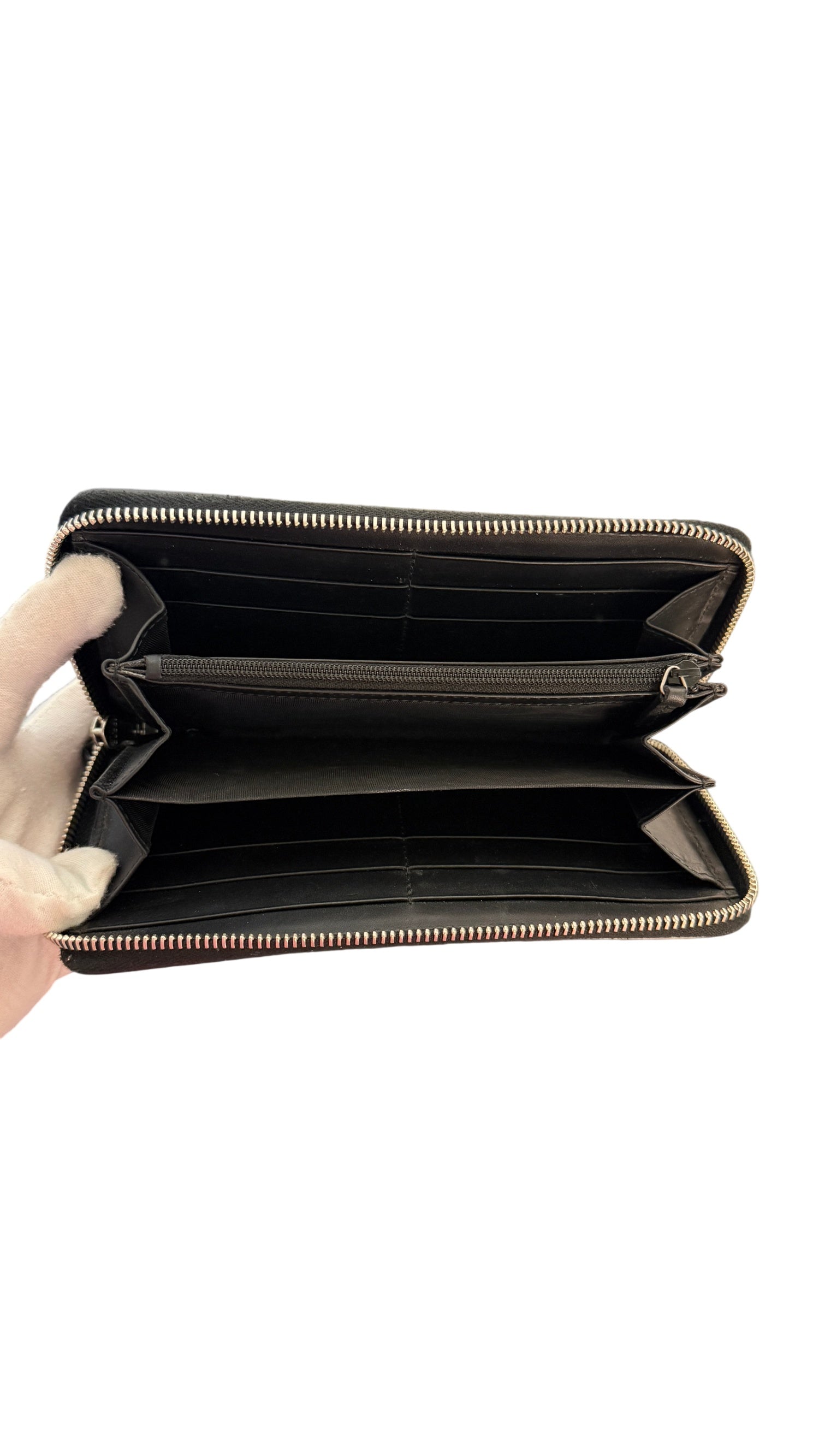 Gucci Kingsnake GG Supreme Monogram Zip Wallet