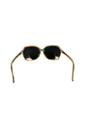 Gucci GG3699/N Z9X 140 Beige/Brown Translucent Floral Sunglasses