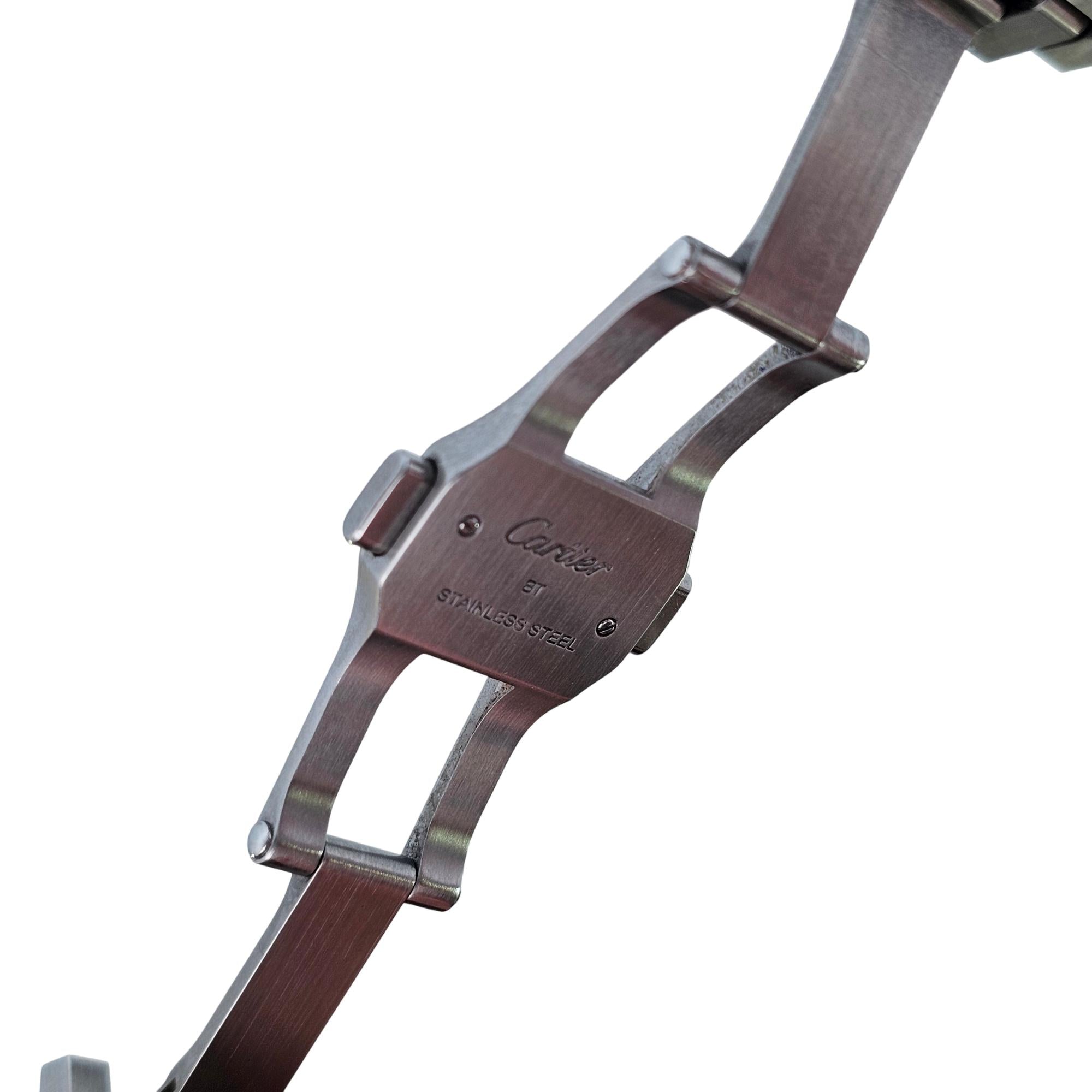 Cartier Santos de Cartier 40mm SS/18KYG 2023 White Dial W2SA0009