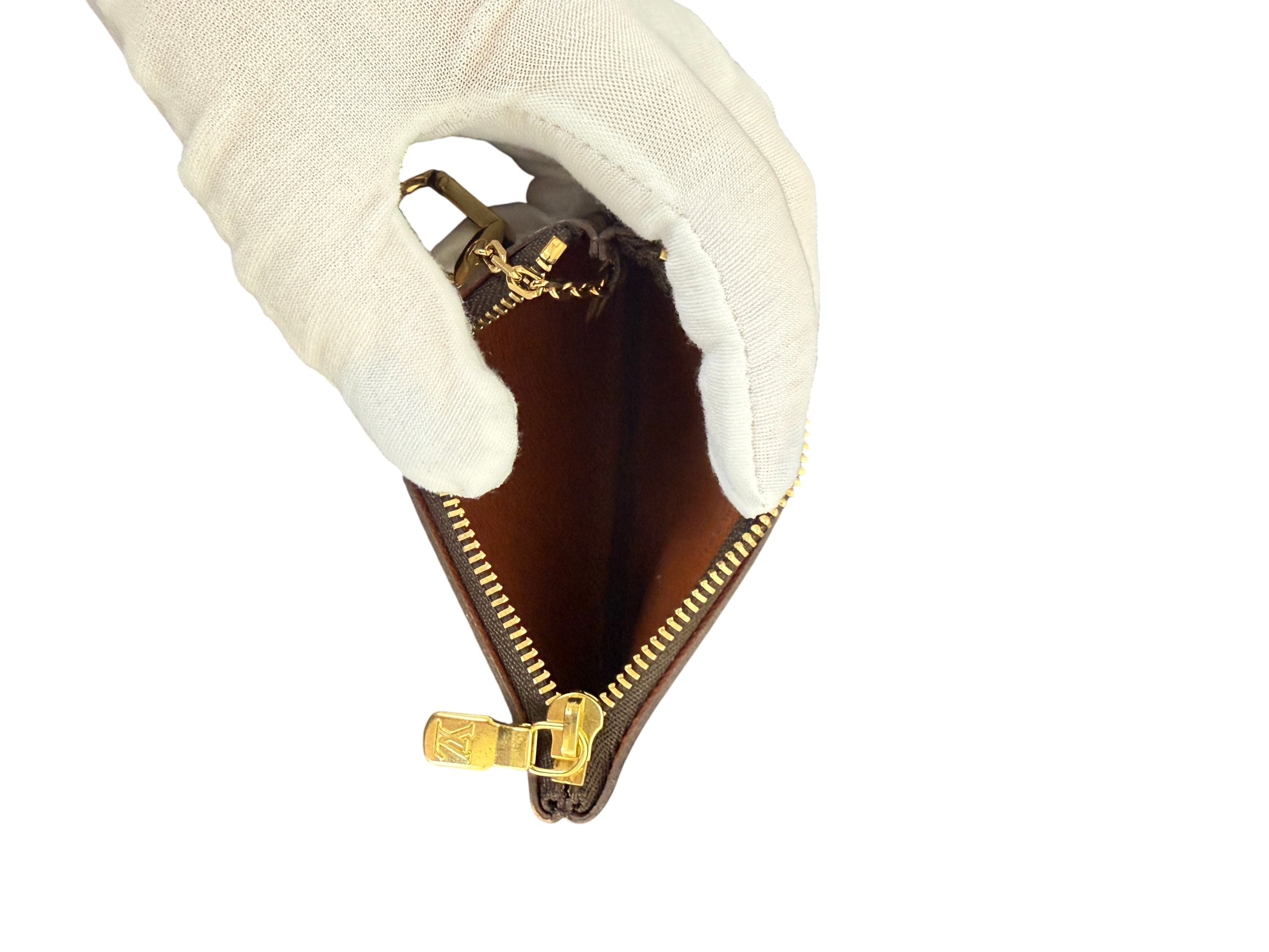 Louis Vuitton Monogram Brown Key Pouch/Coin Purse