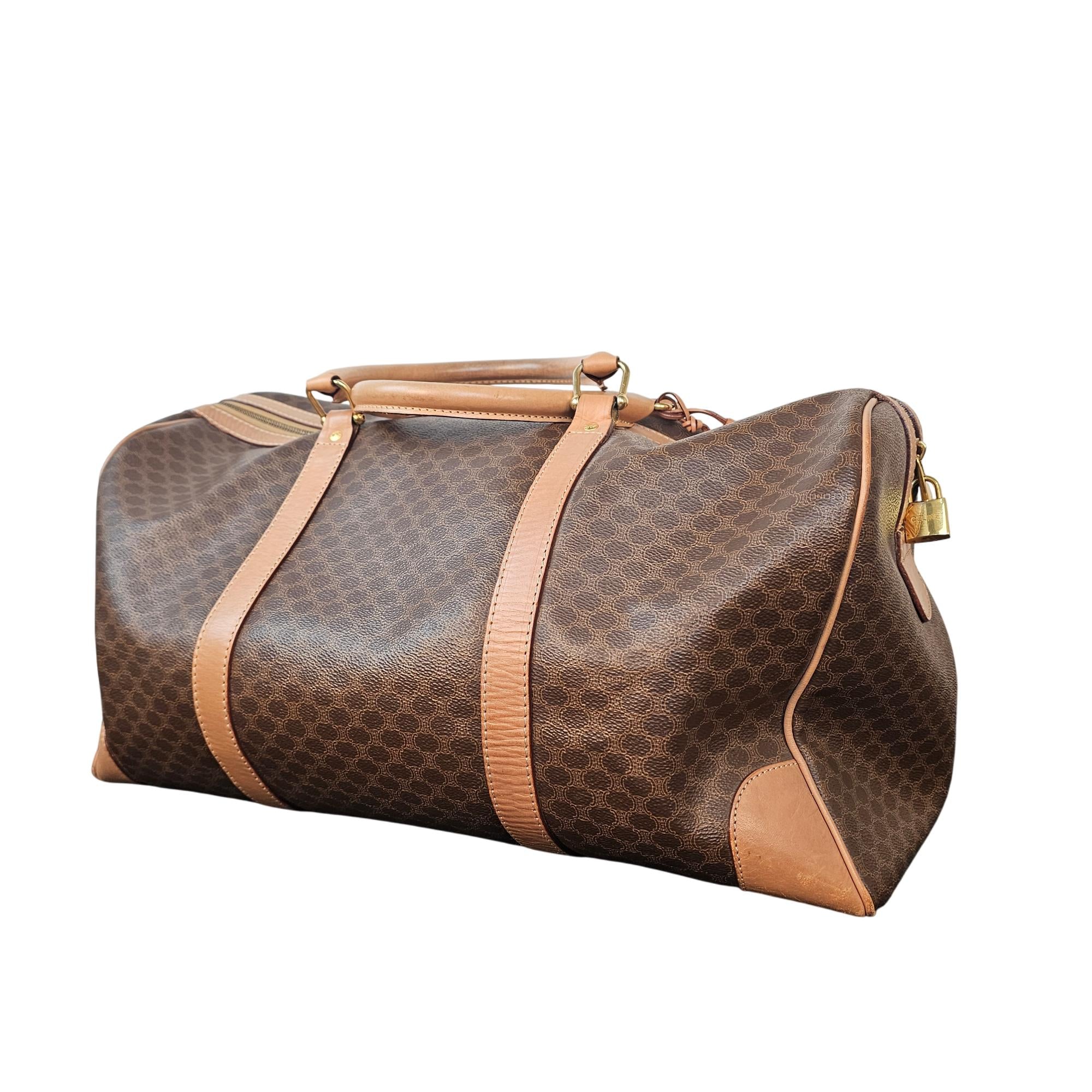 Celine Macadam Boston Duffle Bag