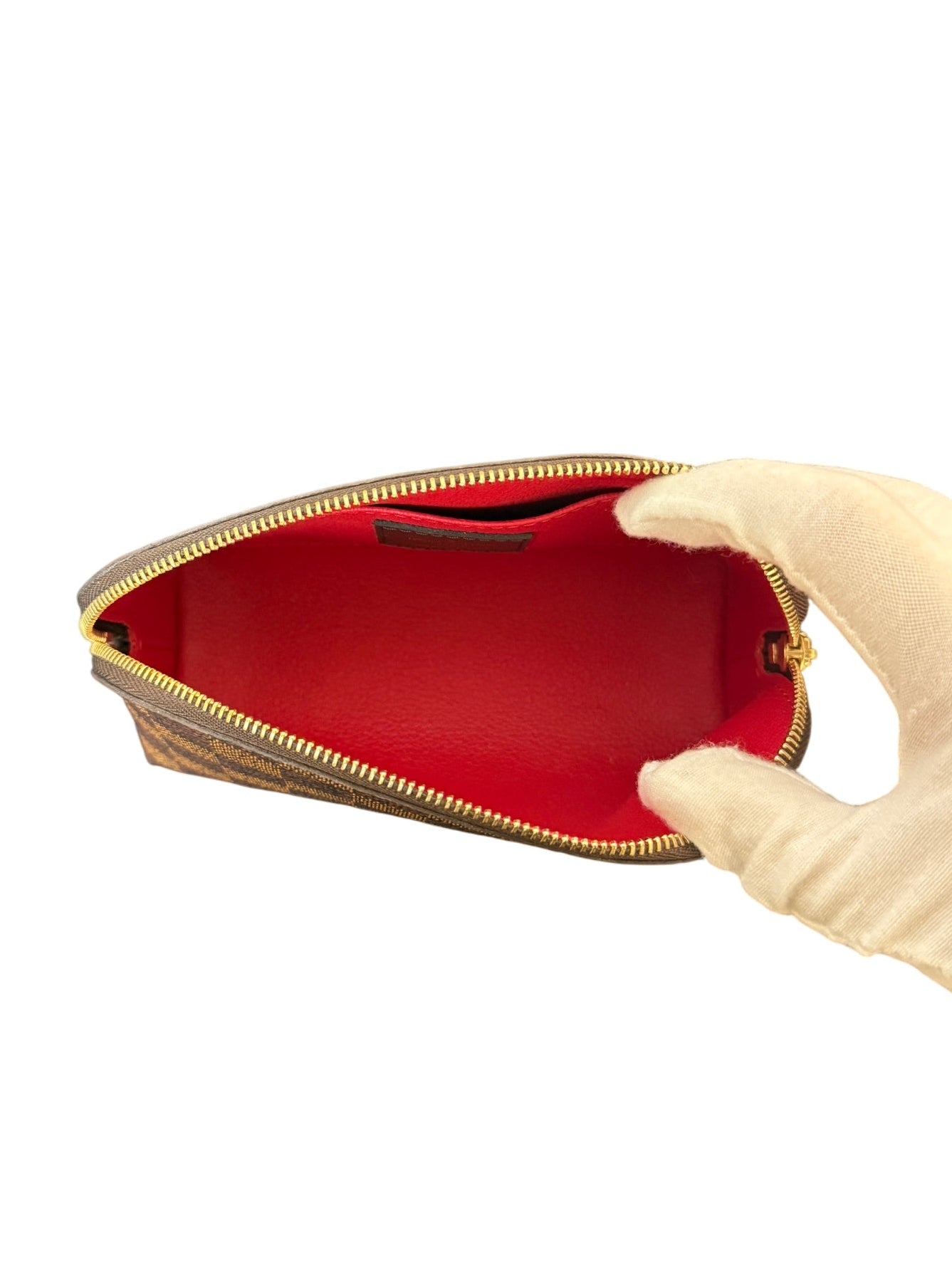 Louis Vuitton Damier Ebene Canvas Cosmetic Pouch