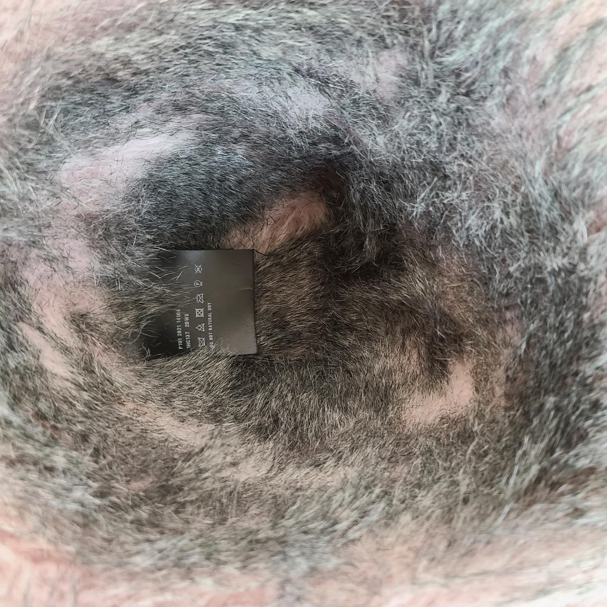 Prada Re-Nylon Faux Fur Bucket Hat