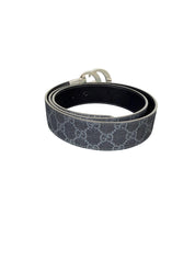 Reversible Gucci GG Marmont Black Leather/Supreme Belt
