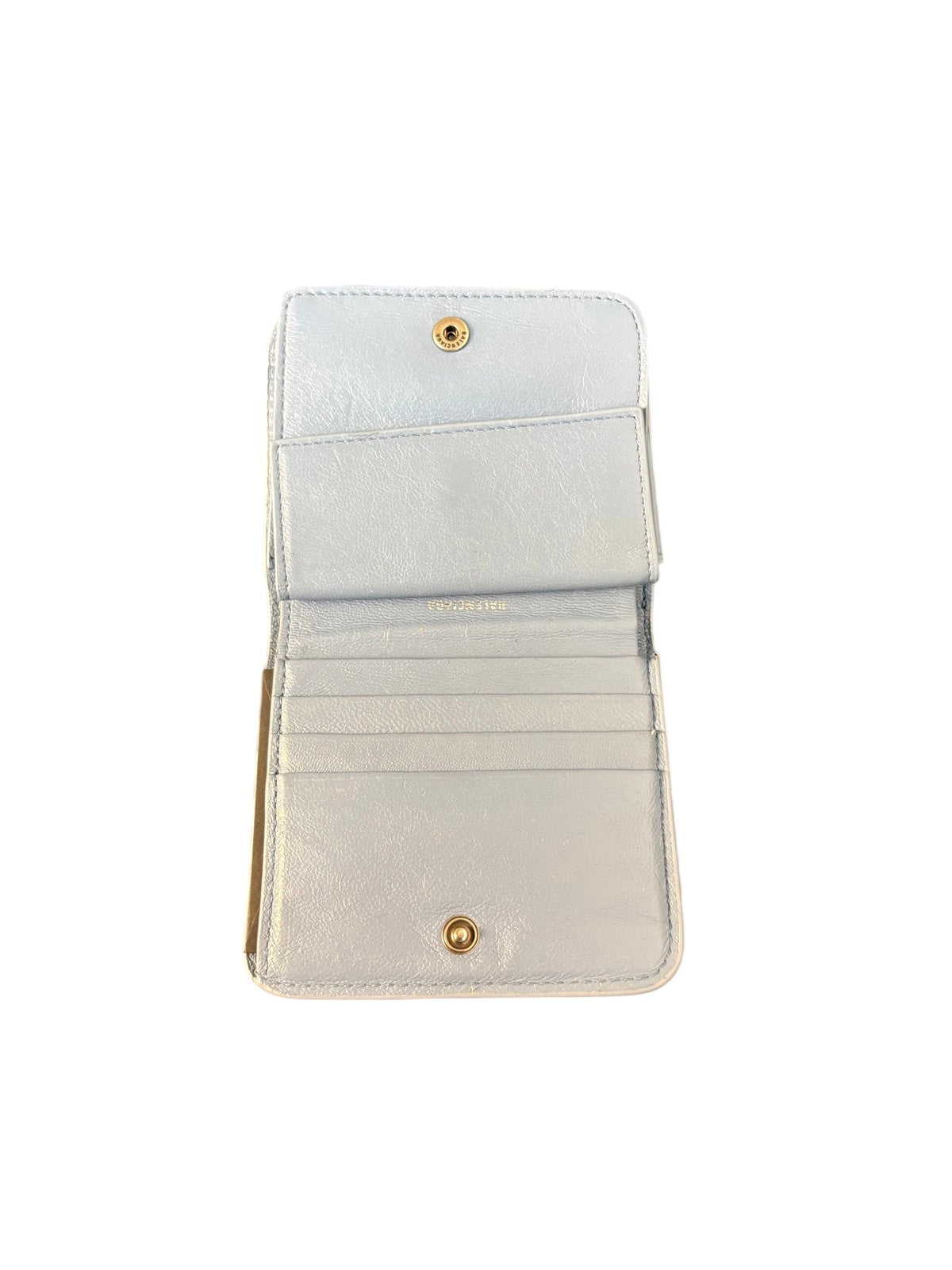 Balenciaga Distressed Denim Wallet