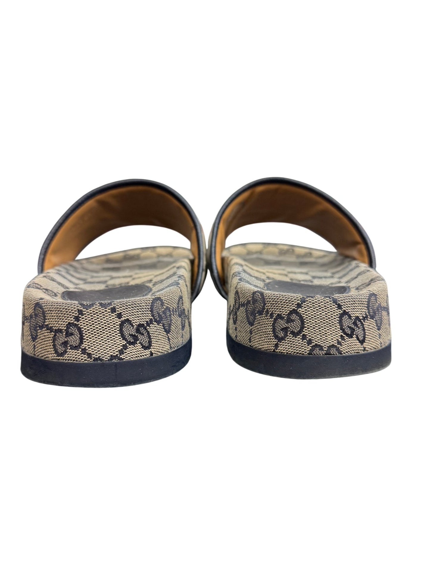 Gucci GG Monogram Canvas Slide Sandals
