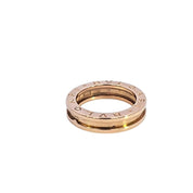 BVLGARI B.zero1 Ring, 1 Band, 18K Rose Gold, Size 52