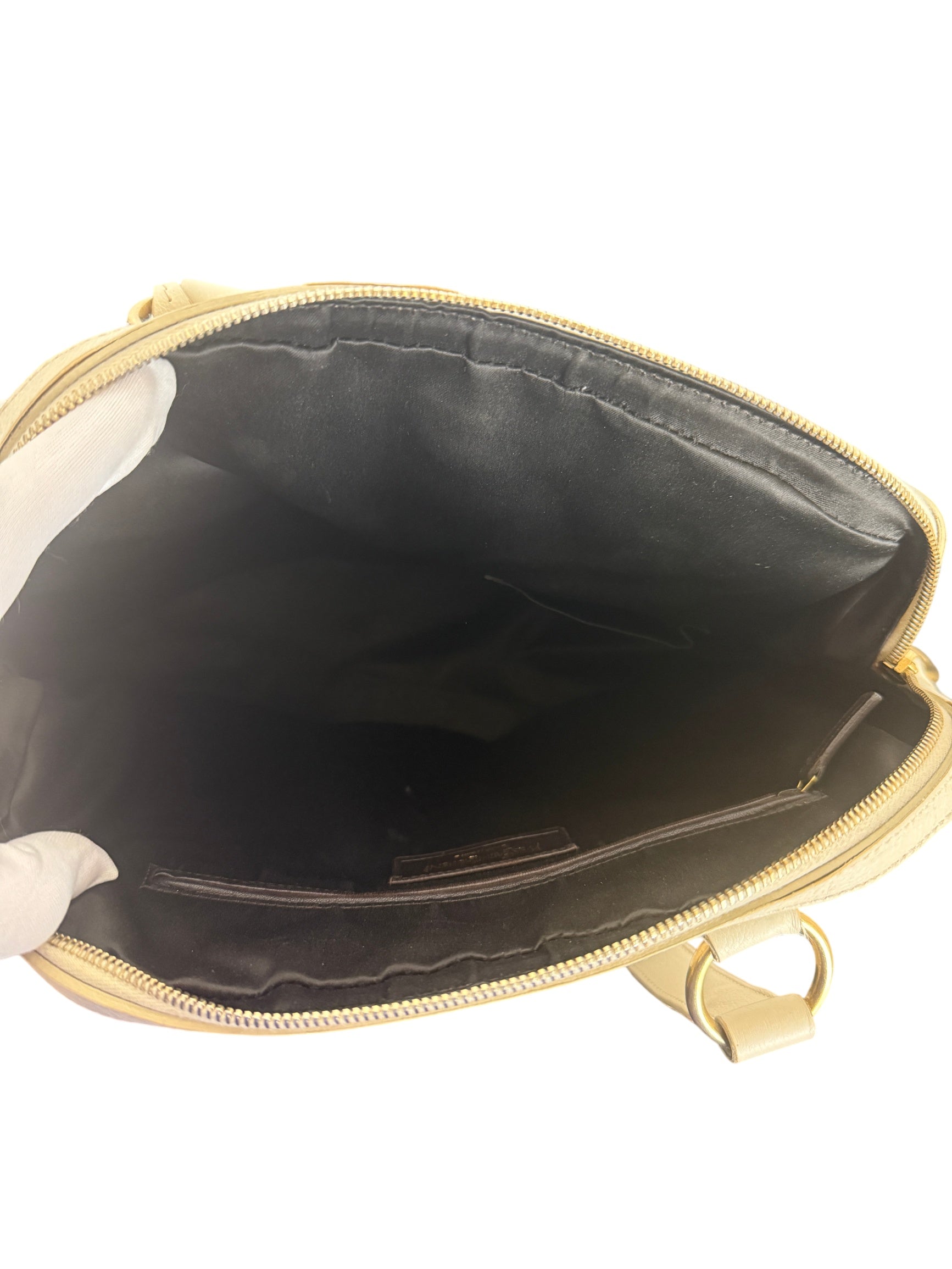 Saint Laurent Muse White Leather Satchel