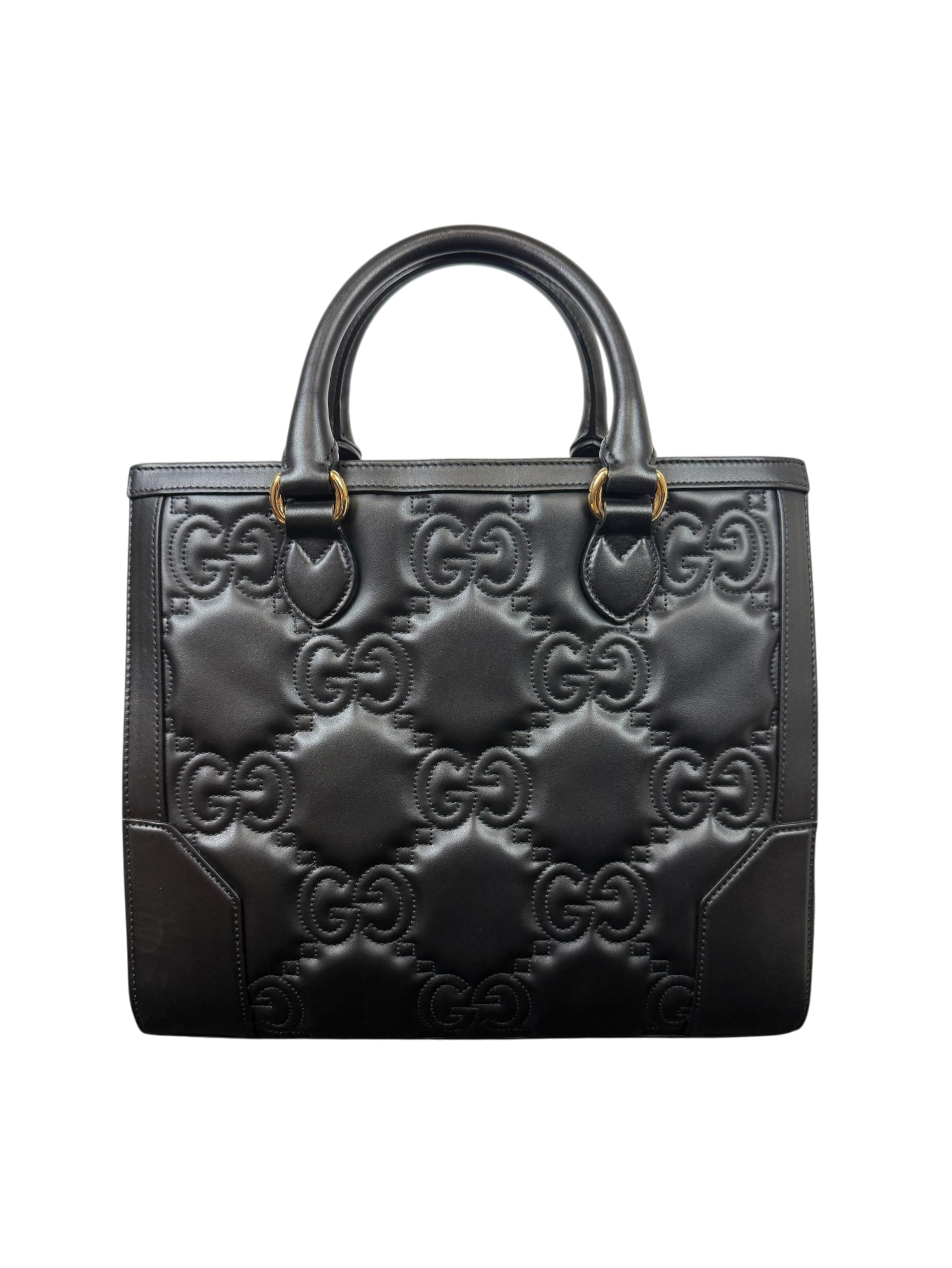 Gucci Small GG Matelassé Top-Handle Tote Bag