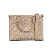 Louis Vuitton OnTheGo MM Monogram Empreinte Giant Tote Bag, Sunset