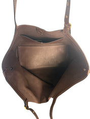 Coach Gramercy Tote Bag Brown Natural Grain Leather