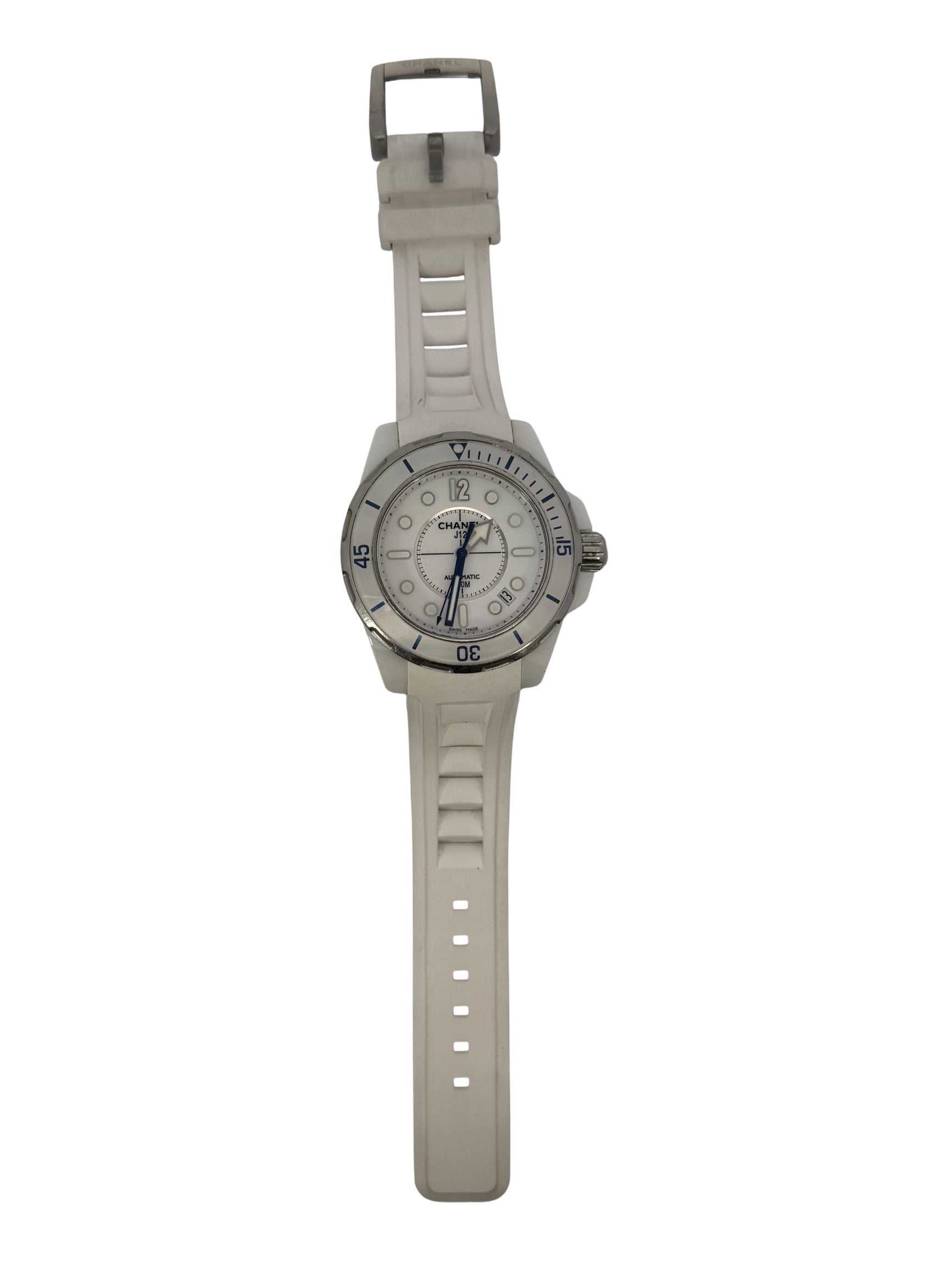 Chanel J12 Marine Automatic 38mm Unisex Watch Ceramic White Dial H2560
