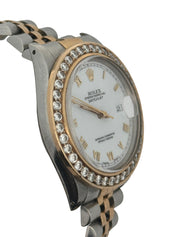 Rolex Oyster Perpetual Datejust 36mm Two-Tone Dial, Jubilee Bracelet, Model Stainless Steel & 18k Yellow Gold 1998 Champagne Dial 16013