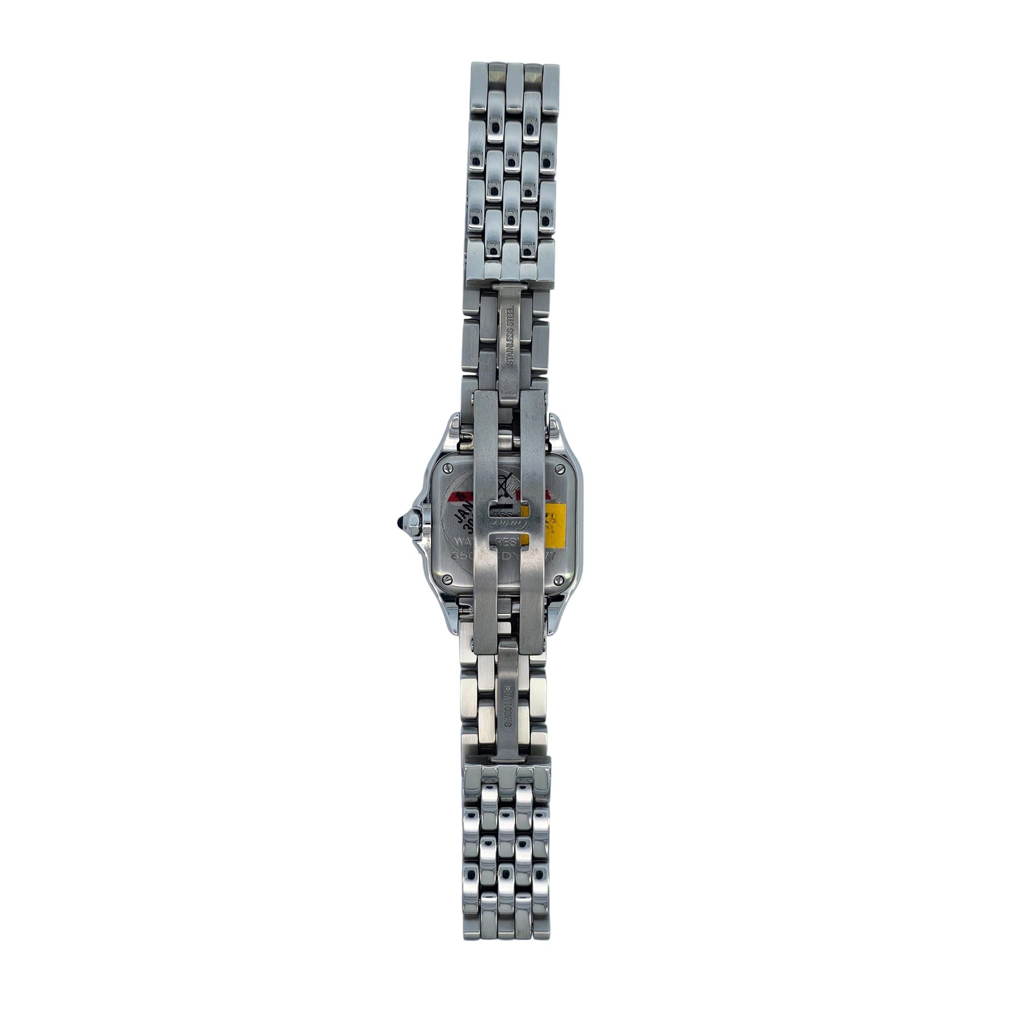 Cartier Panthère de Cartier 22mm SS 2021 White Dial WSPN0006