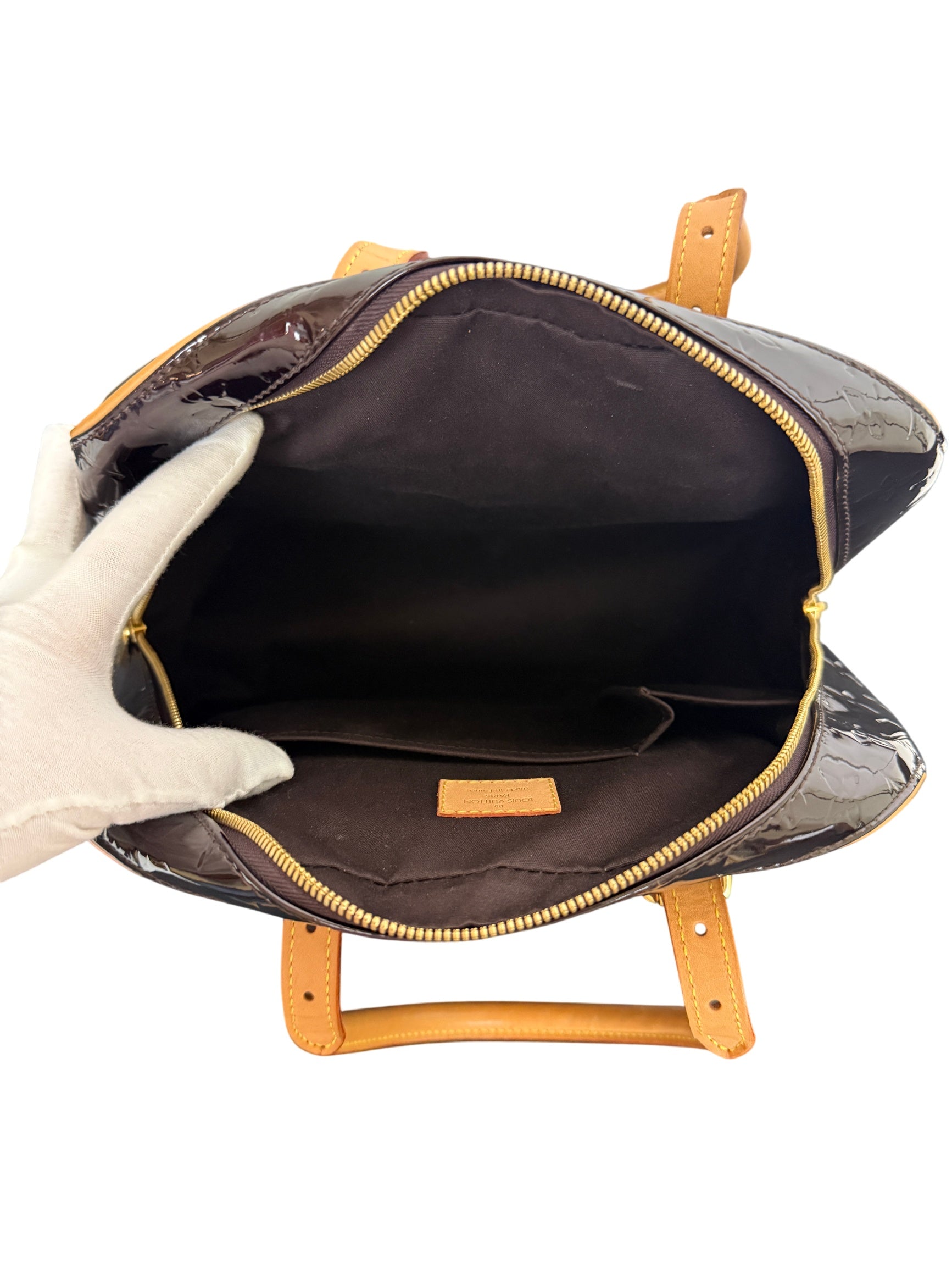 Louis Vuitton Monogram Vernis Summit Drive Bag Amarante