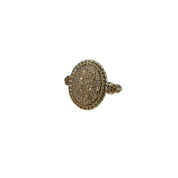 10K White Gold 1.08 CTW Pave Diamond Ring