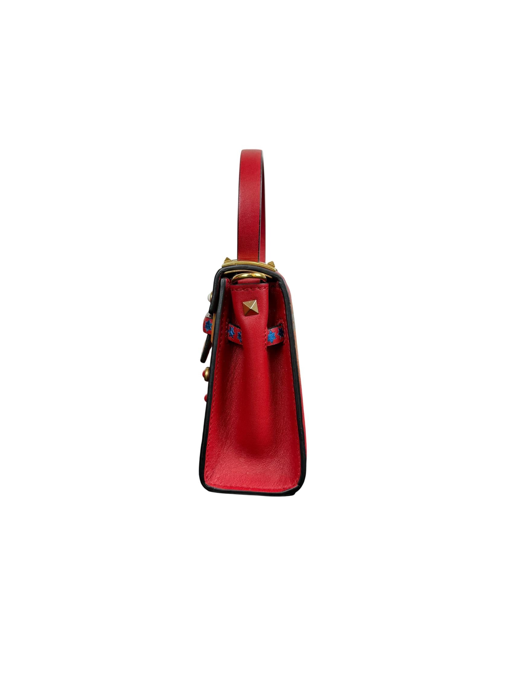 Valentino Garavani Rockstud Volcano Mini Handbag