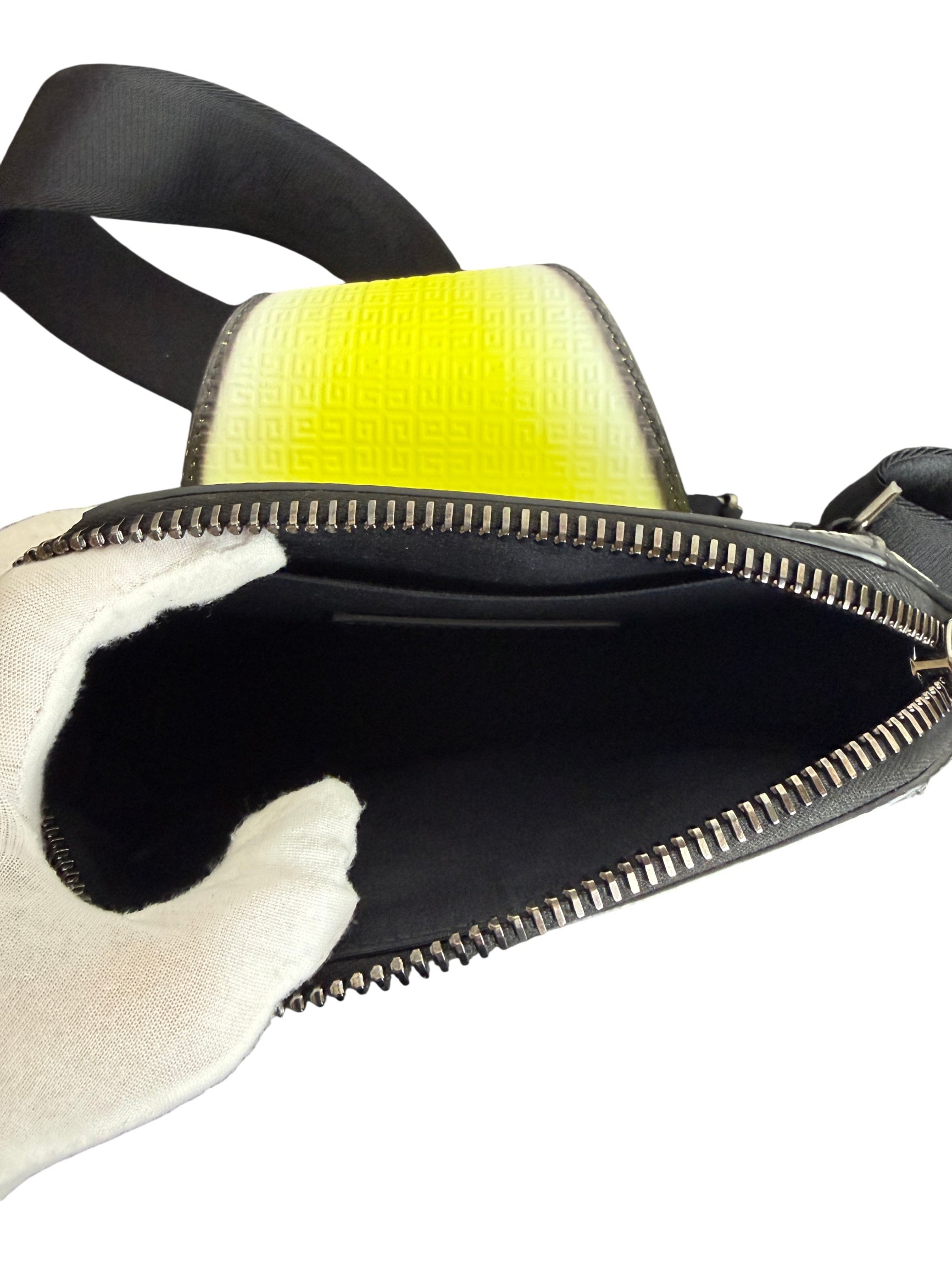 Givenchy x Chito Antigona Small Camera Bag, Black & Yellow Graffiti Leather