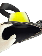 Givenchy x Chito Antigona Small Camera Bag, Black & Yellow Graffiti Leather
