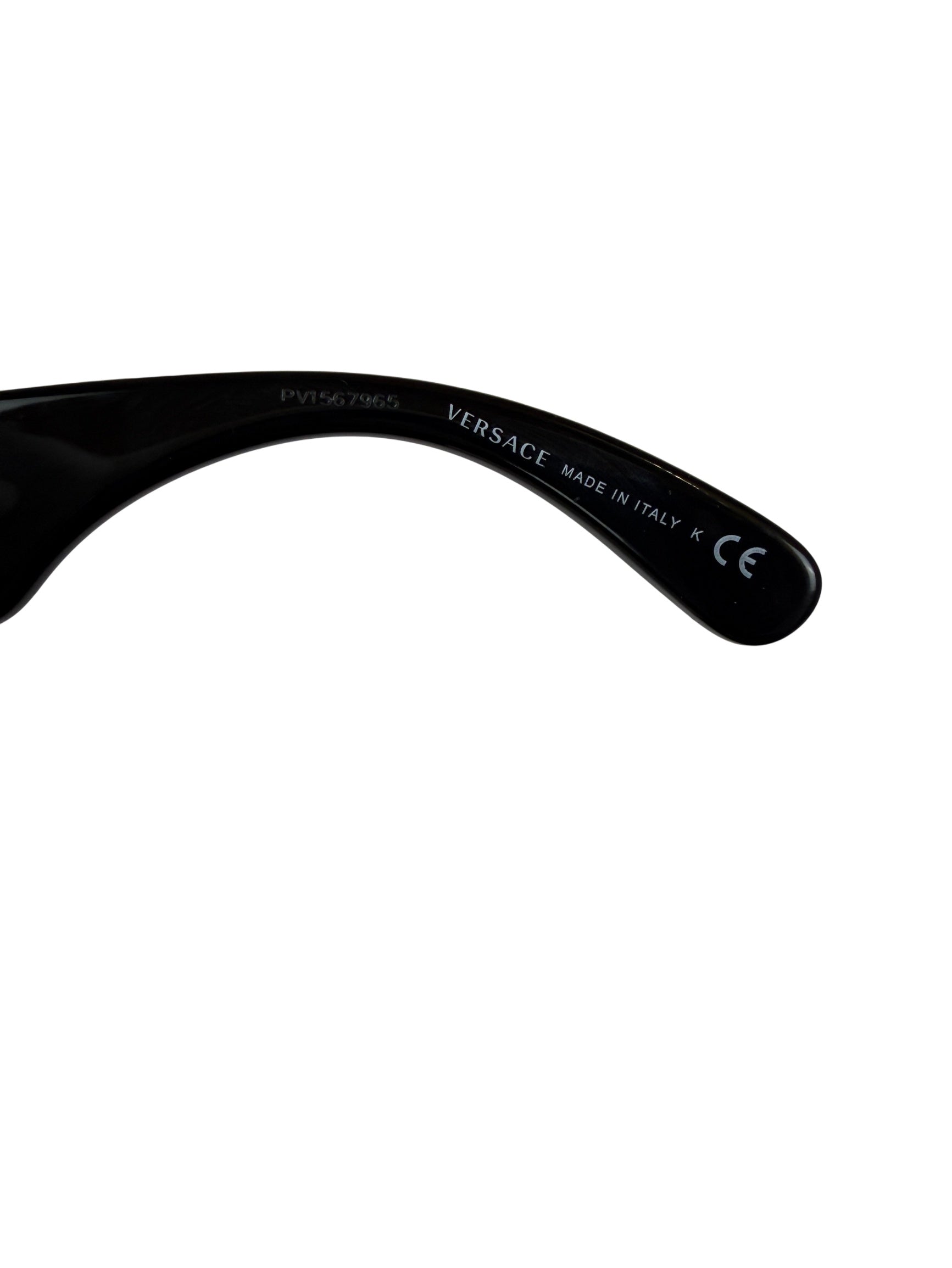 Medusa Biggie Sunglasses Black Gold Trim Unisex Versace