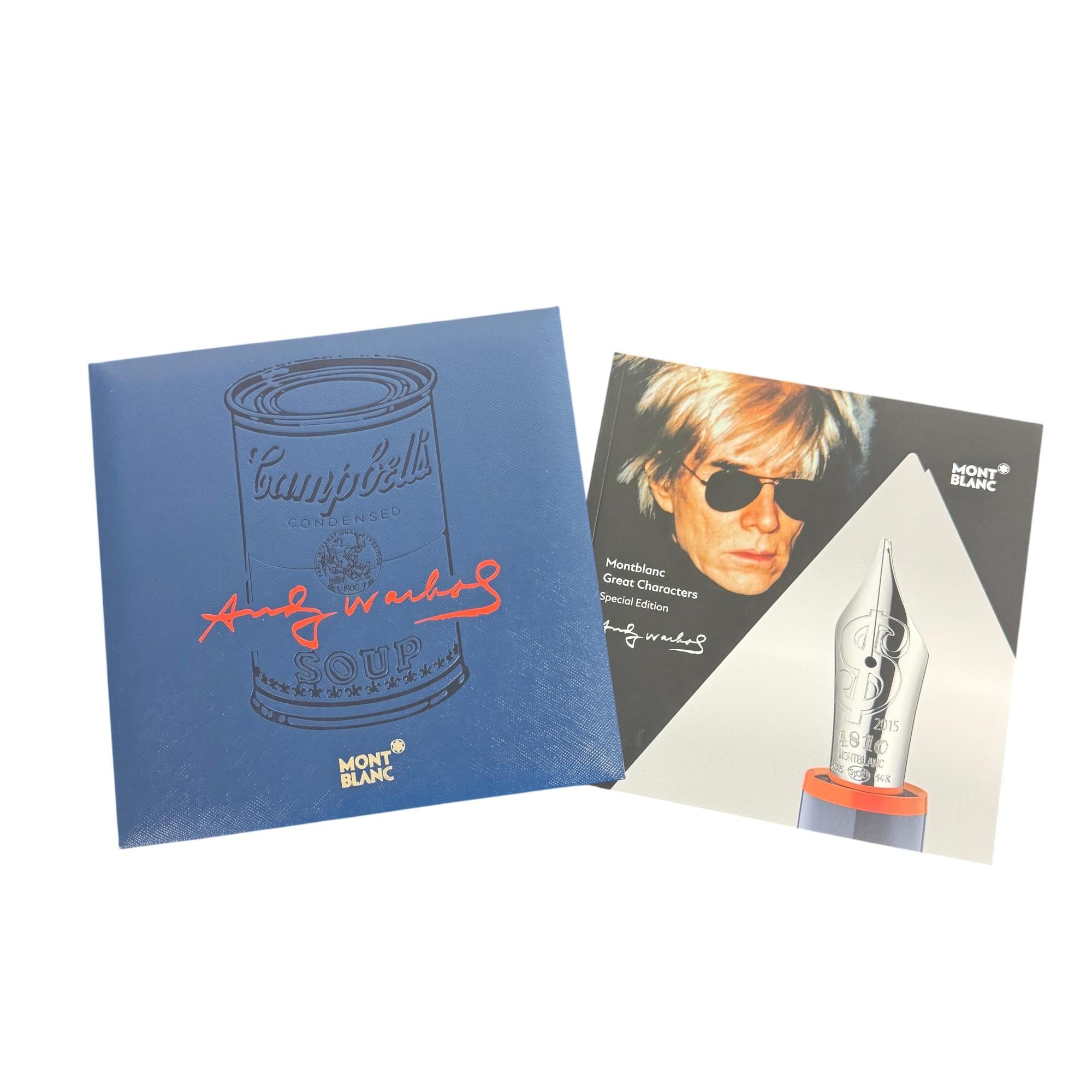 Mont Blanc Great Characters Edition Andy Warhol Fountain Pen