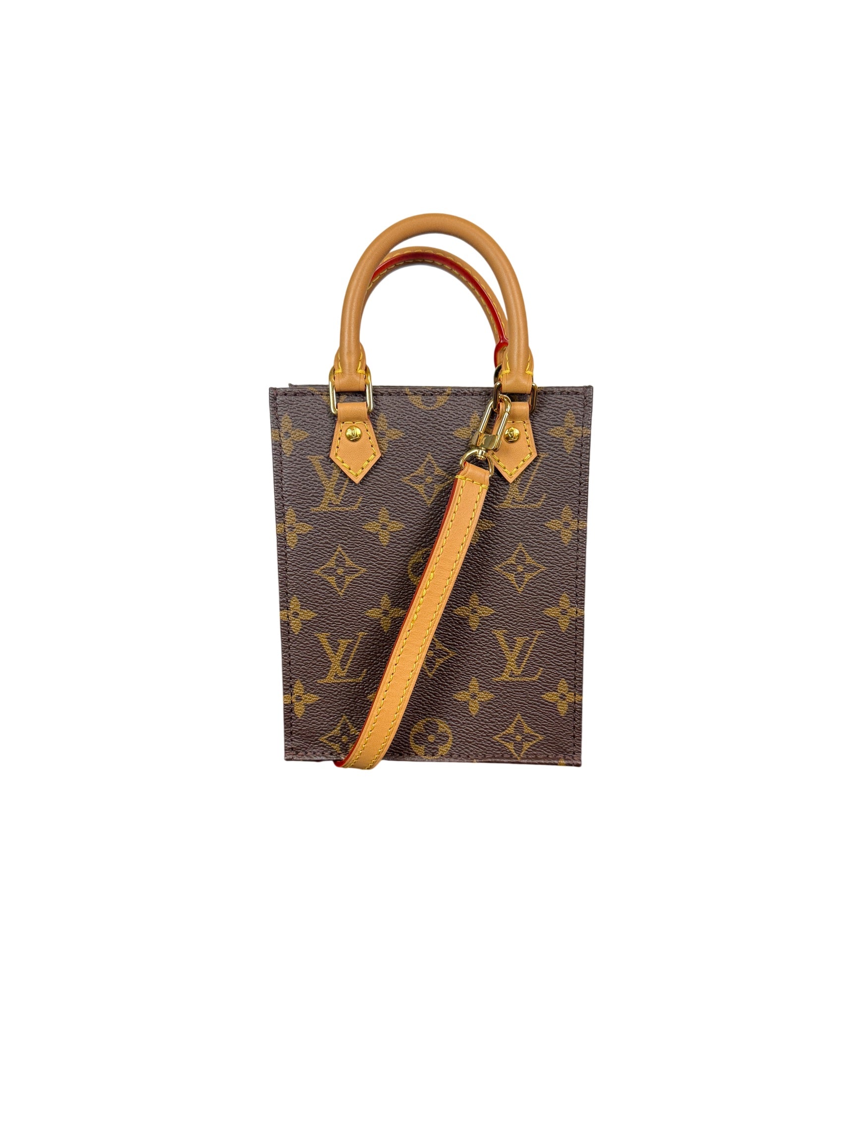 Louis Vuitton Monogram Petit Sac Plat Bag